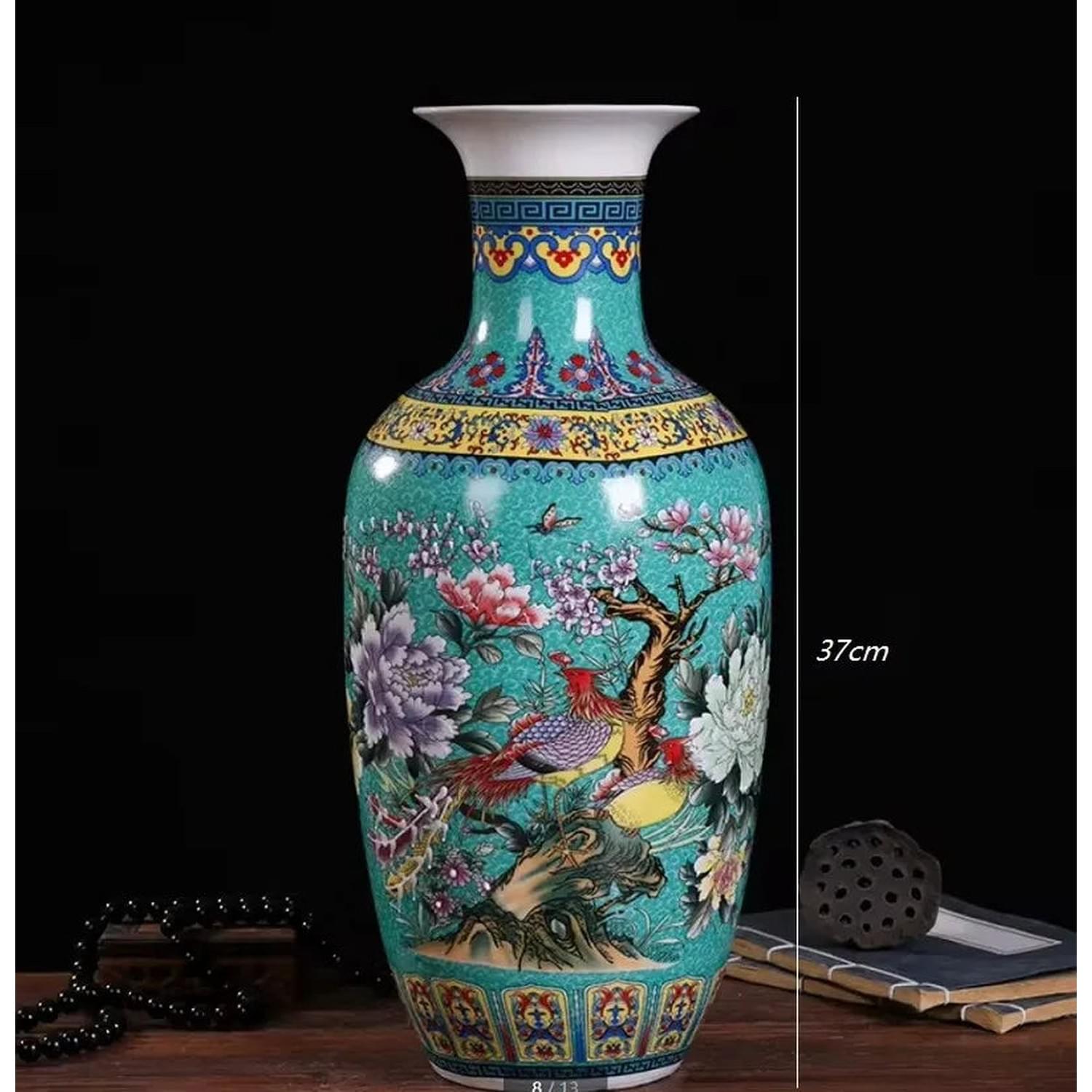 The Statement Piece — Jingdezhen Ceramic Floor Vase
