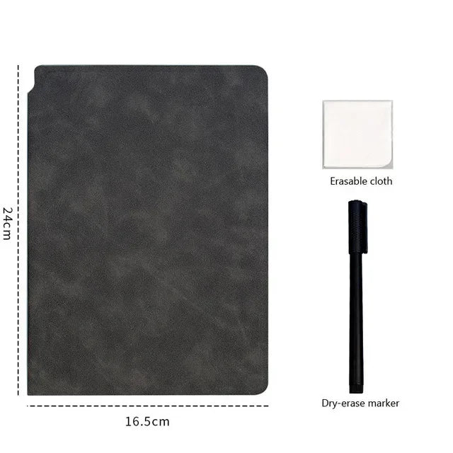 Reusable Whiteboard Set — A5 with Pen & Eraser