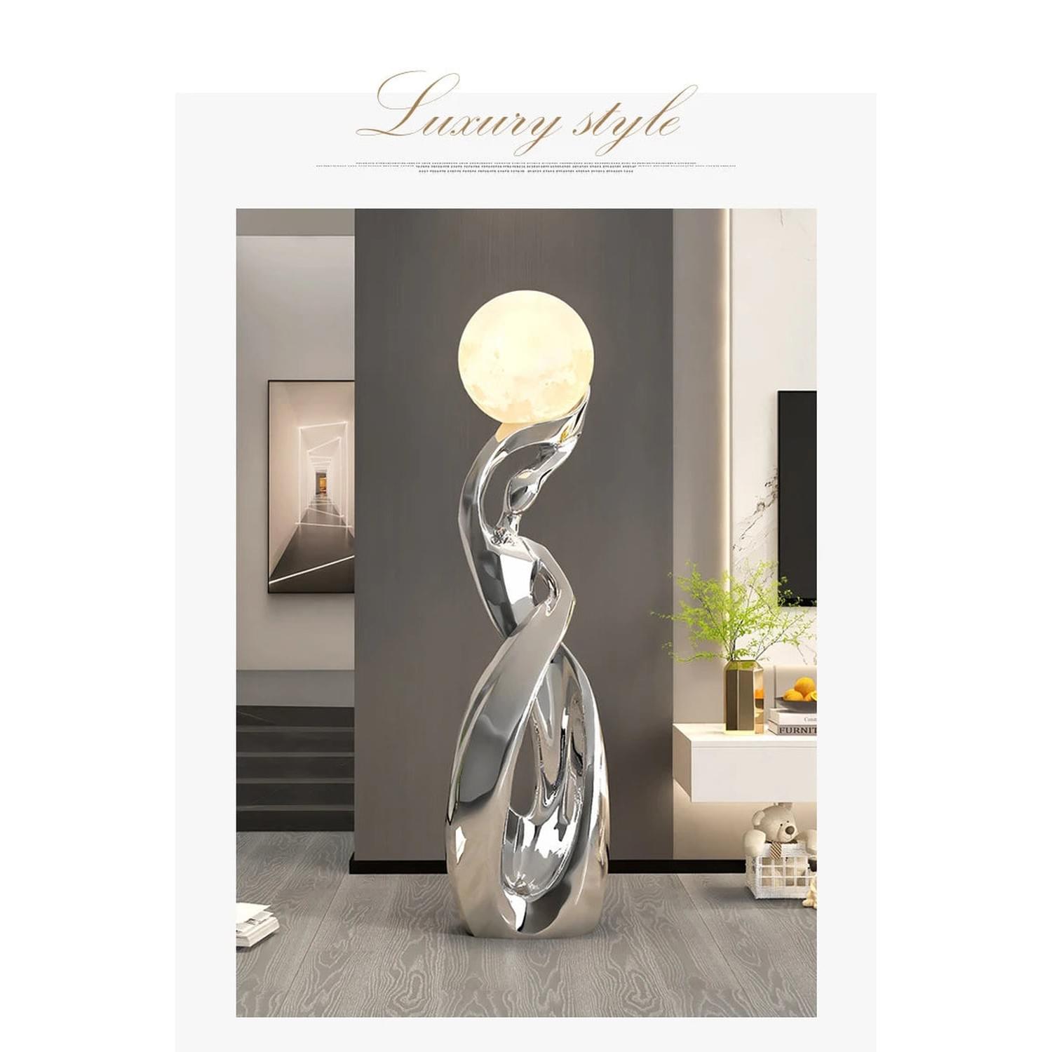 Light That Lives in the Room — Nordic Glow Resin Figurine with Ambient Light