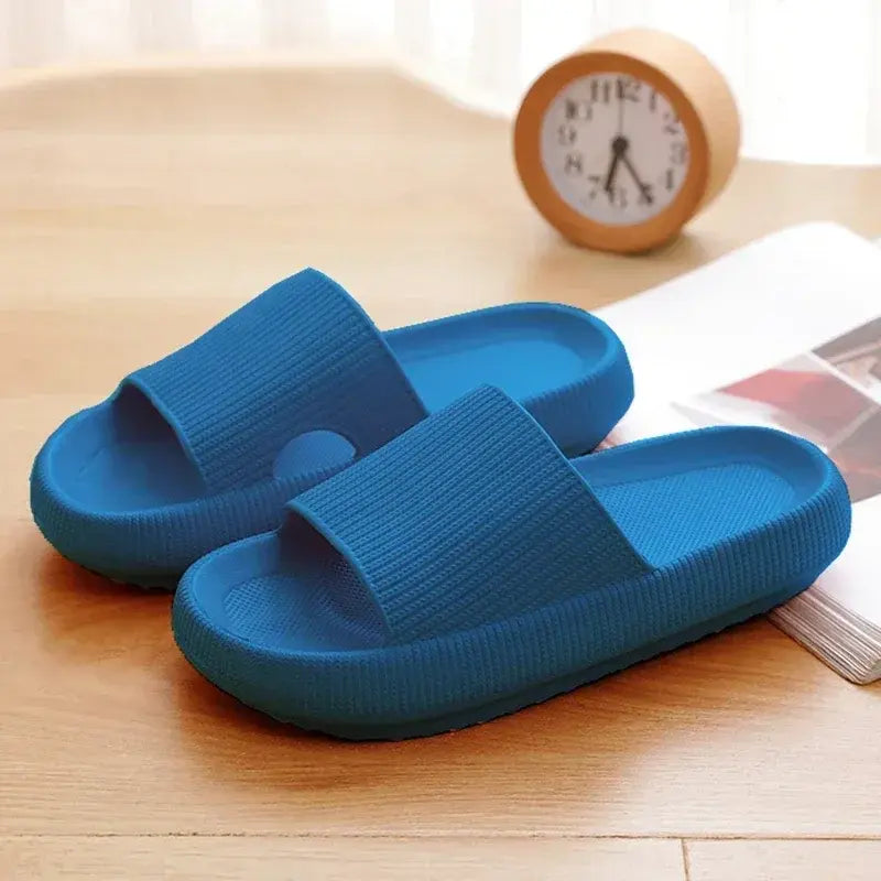 Cloud Comfort EVA Bathroom Slippers — 4cm Thick Sole, Indoor Home Sandals