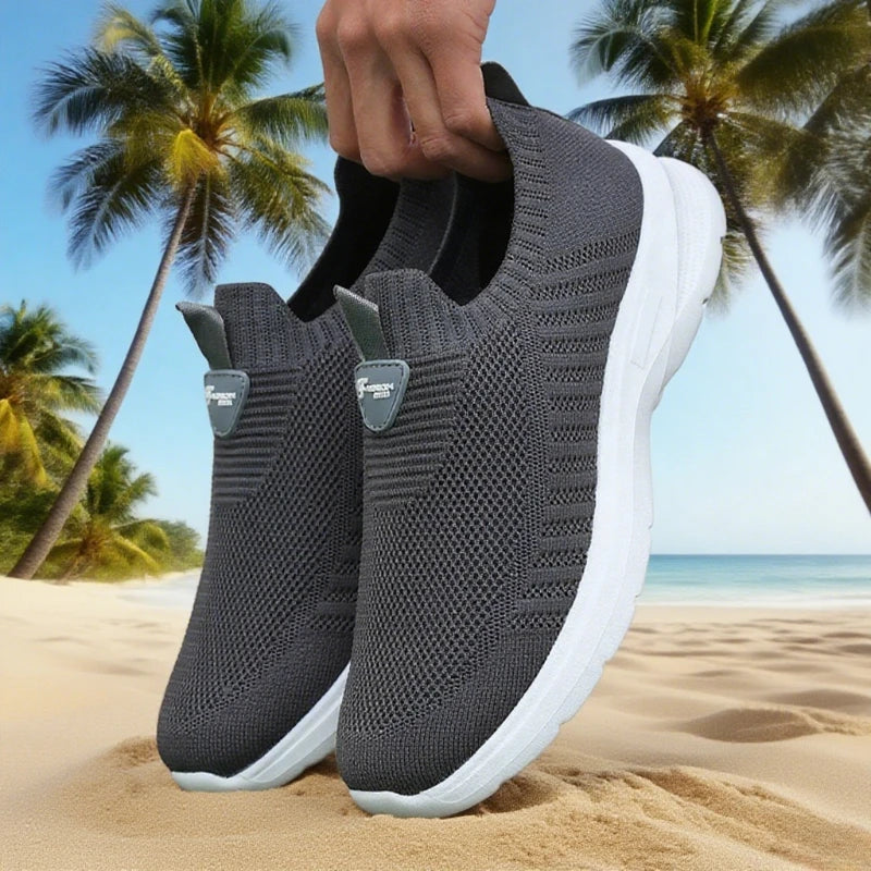 Lightweight Recovery Sneakers — Breathable Mesh Athletic Shoes