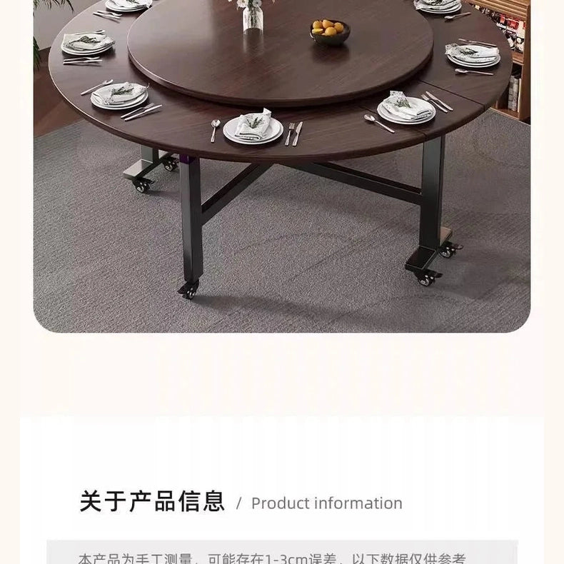 Gather & Dine — Minimalist Round Dining Table with Metal Legs, 100cm & 120cm Jonine’s Corner