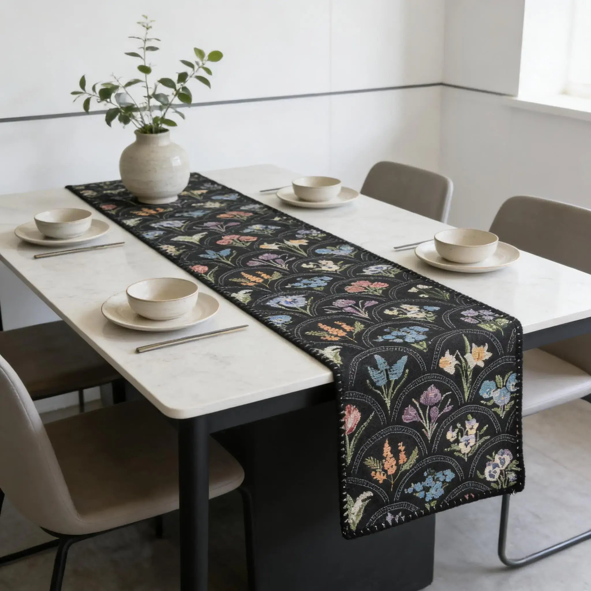 Nordic Cotton Linen Table Runner — Dining & TV Cabinet Cloth
