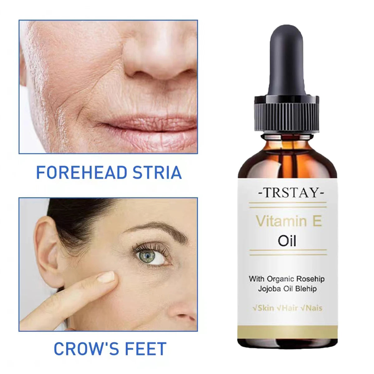 The Glow Oil — Vitamin E & Jojoba Face Serum for Brightening & Anti-Aging