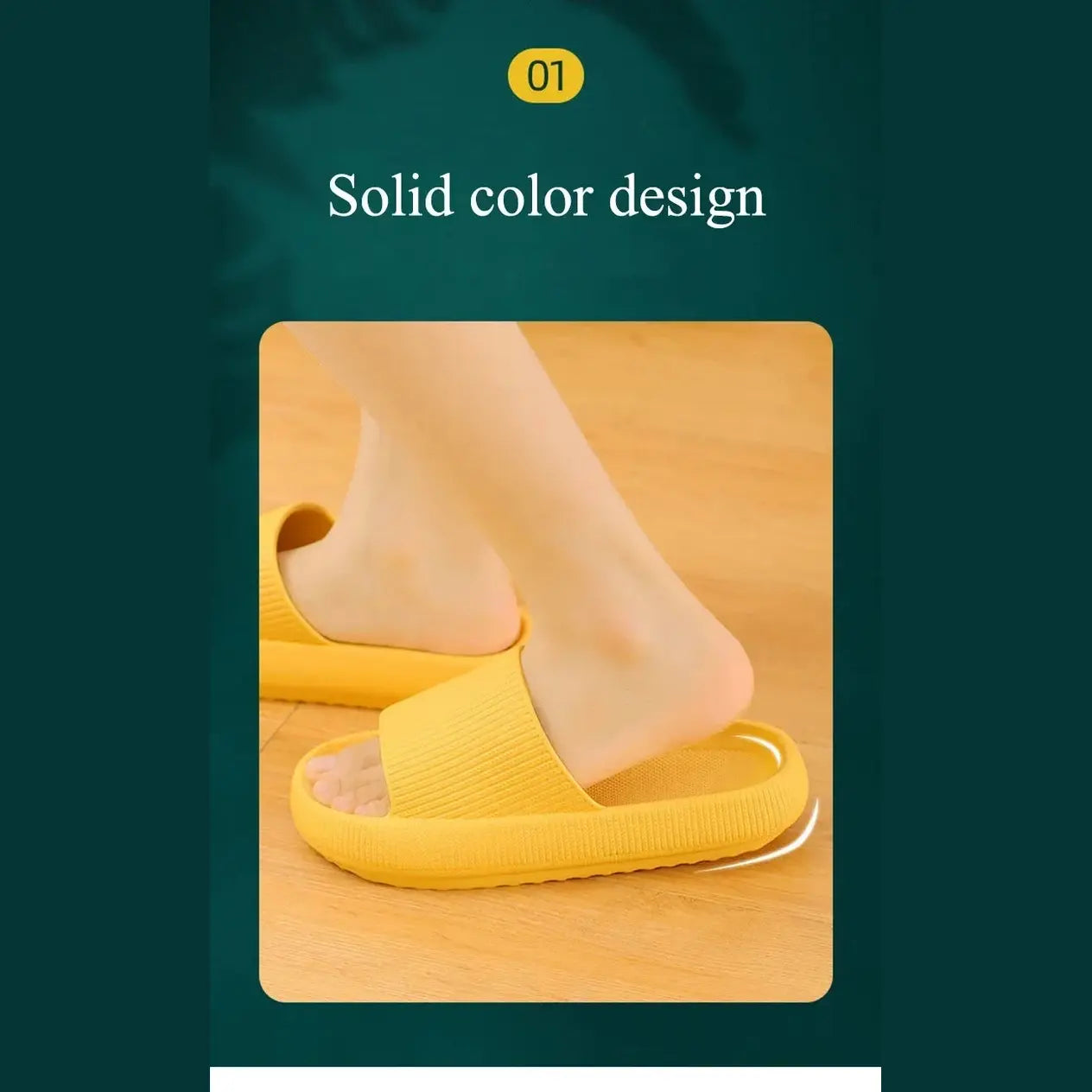 Cloud Comfort EVA Bathroom Slippers — 4cm Thick Sole, Indoor Home Sandals