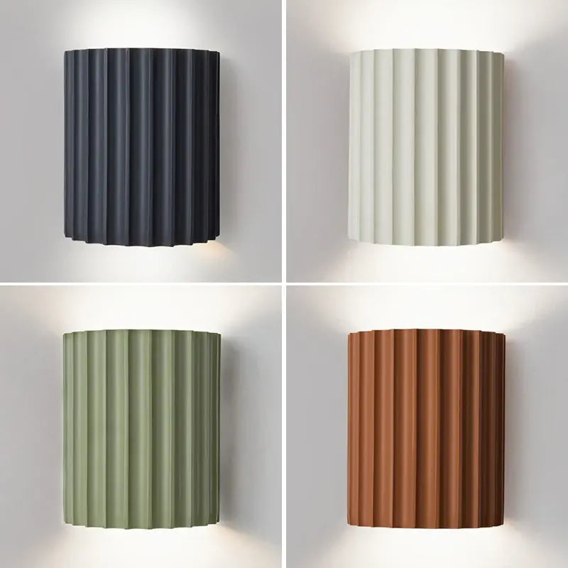 Nordic Macarone Resin LED Wall Lamp — Wall Lights & Sconces