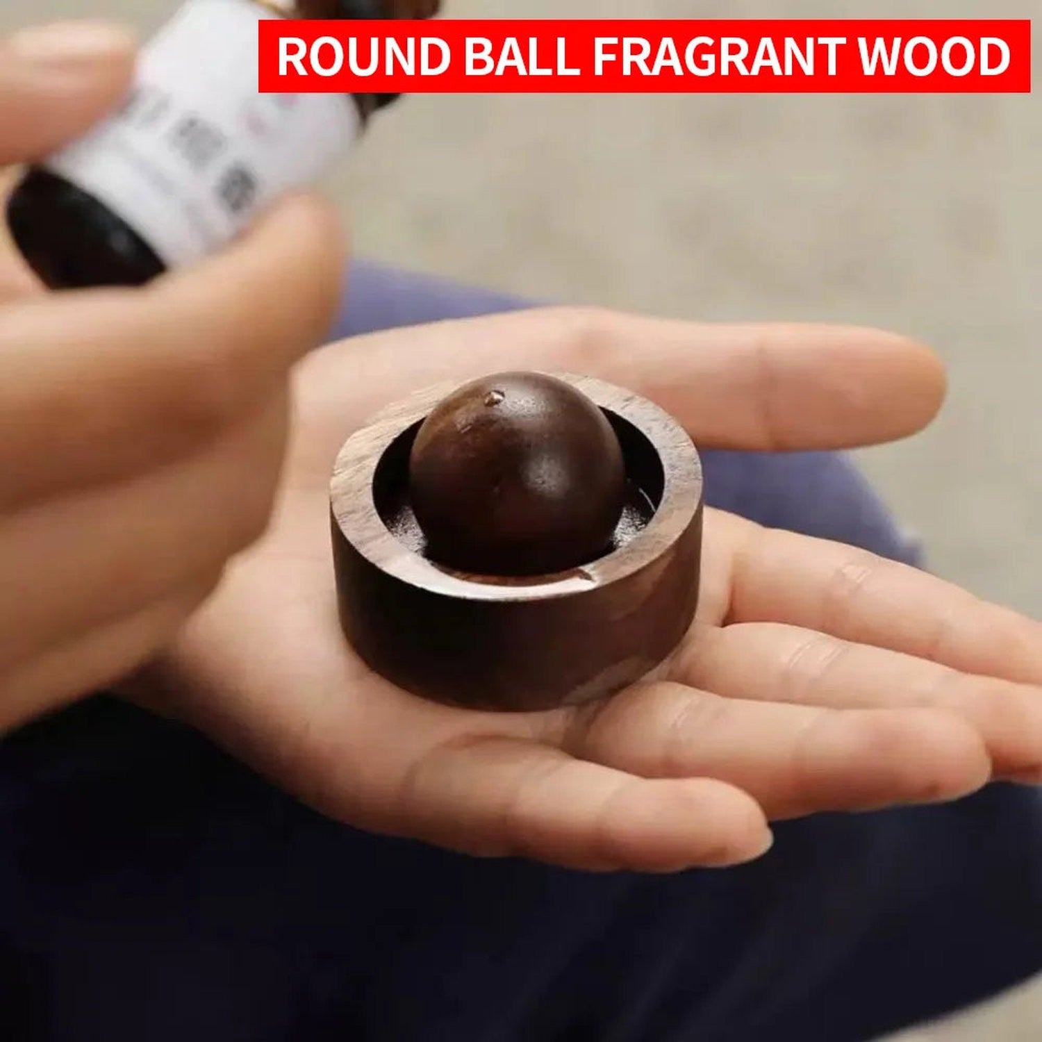 Natural Calm — Wooden Spherical Essential Oil Diffuser