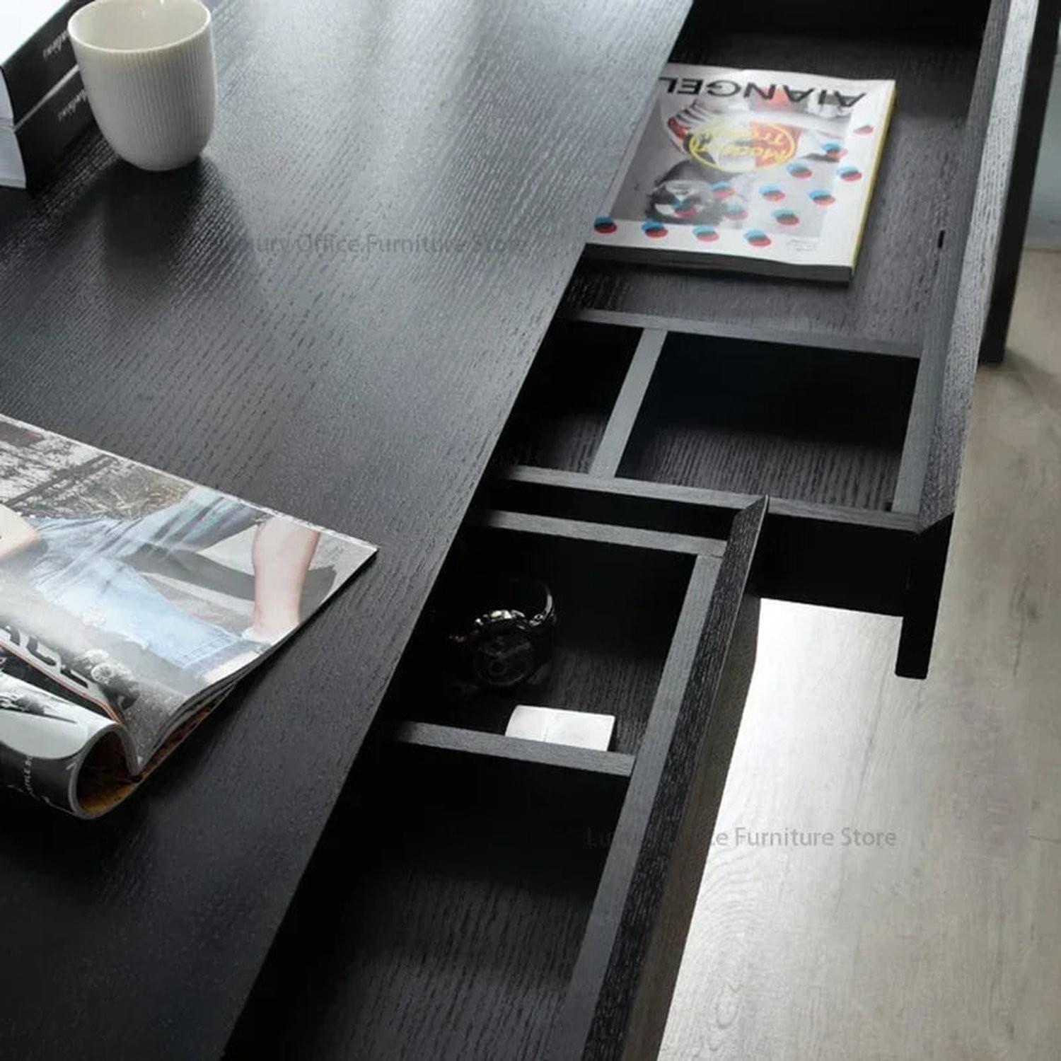 Italian Minimalist Luxury Study Desk