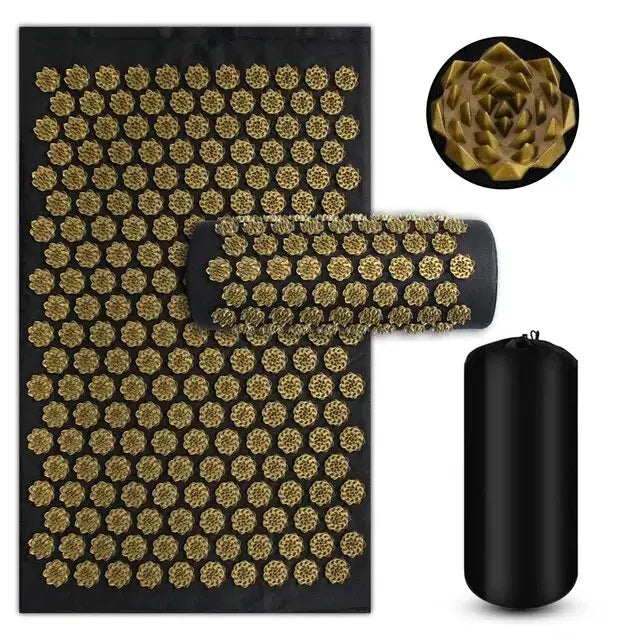 The Pressure Point Set — Spike Acupressure Mat & Pillow for Back Pain, Muscle Relief & Better Sleep