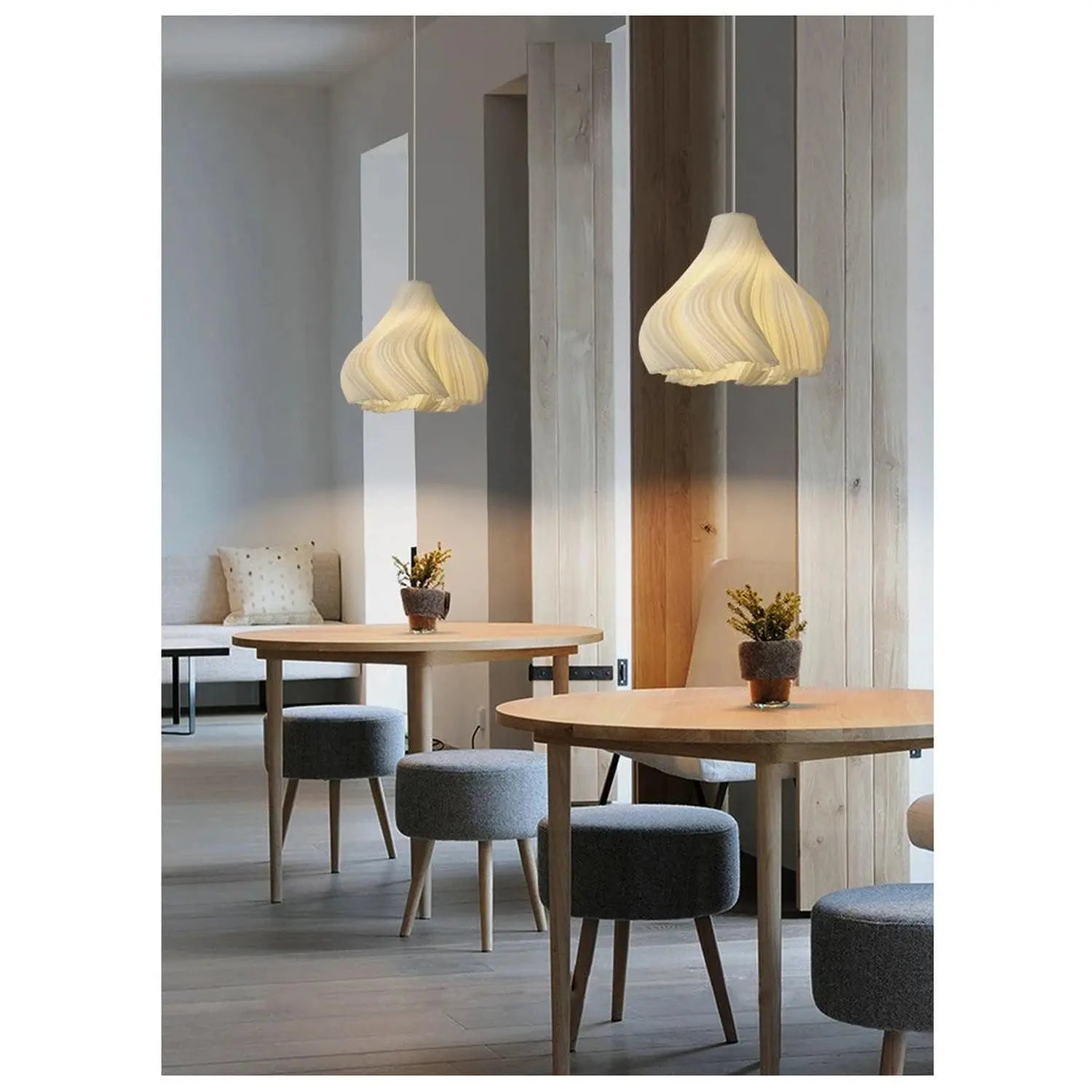 3D Floral Resin Pendant Light — Nordic Chandelier Jonine’s Corner