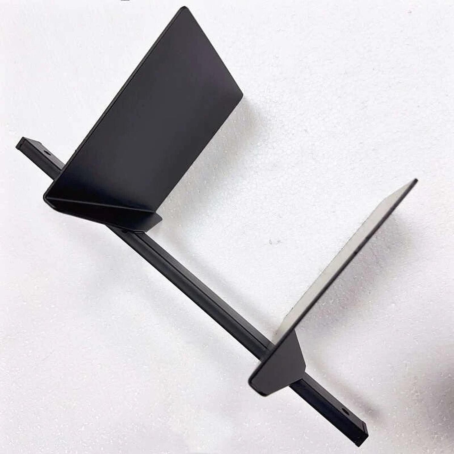 Modern Metal 2-Tier Bookshelf — Minimalist Wall Bookcase