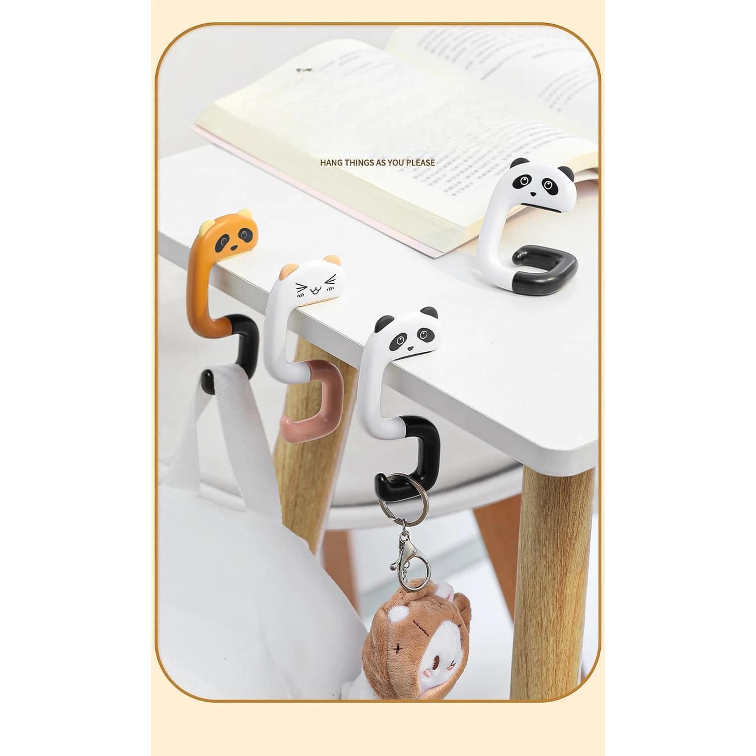 Hang It, Hide It — No-Drill Desk Side Hanging Organizer with Bag Hook