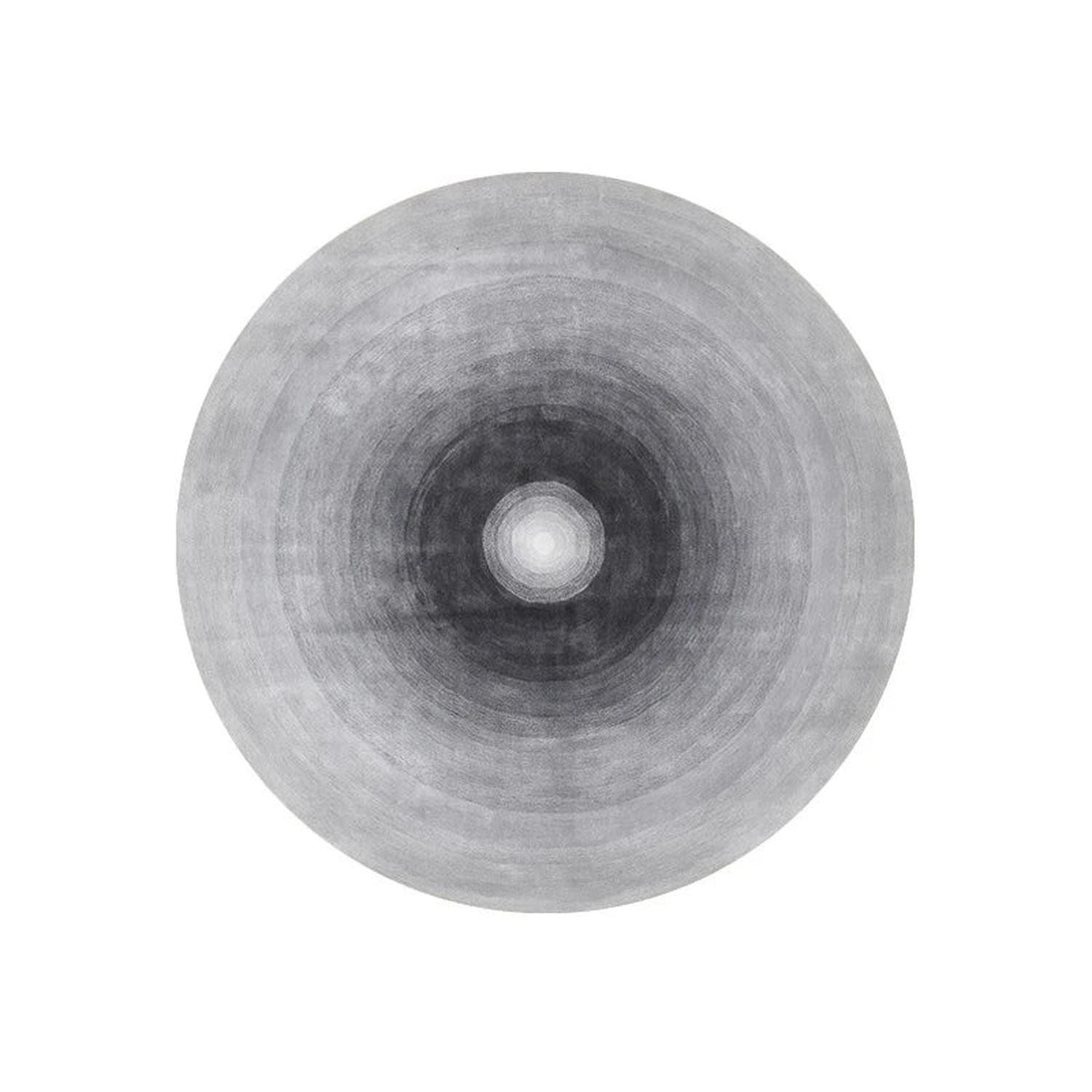 Round Gradient Area Rug — Machine Washable Non-Slip Floor Mat for Living Room & Bedroom