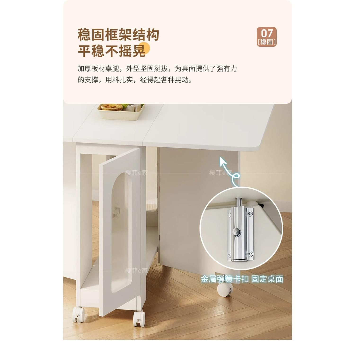 Nordic Minimalist Foldable Dining Table