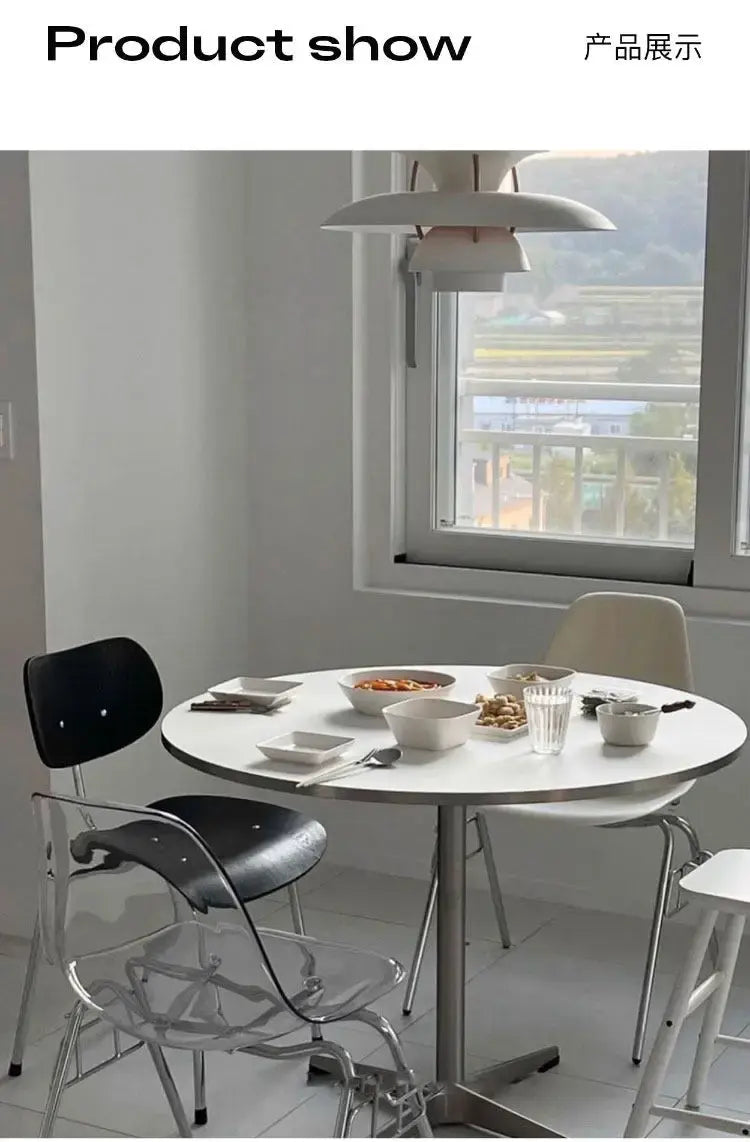 Sit in Style — Luxury Small Round Dining Table with Gold Metal Legs