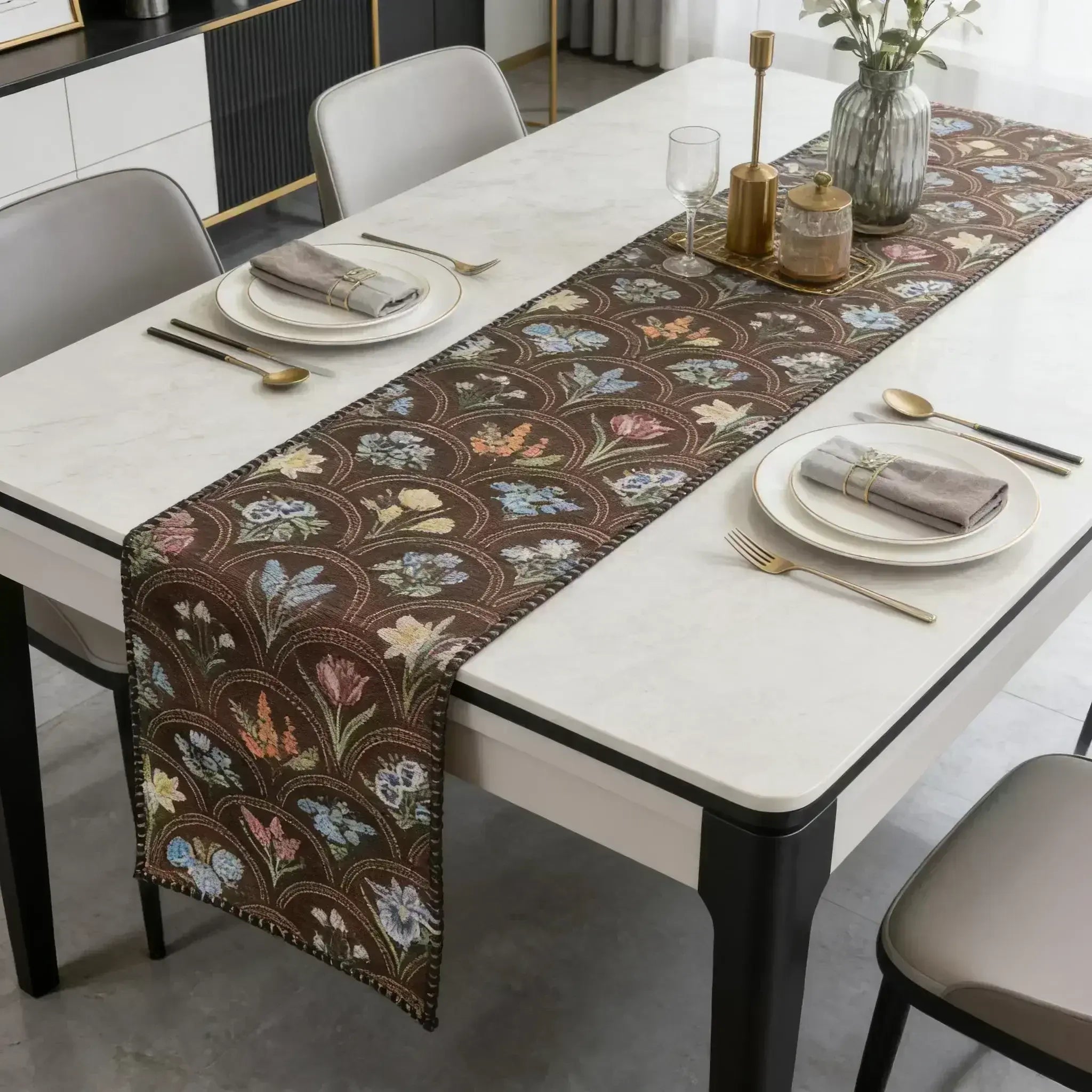 Nordic Cotton Linen Table Runner — Dining & TV Cabinet Cloth