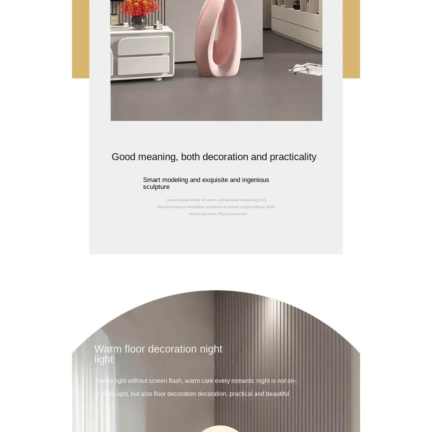 Light That Lives in the Room — Nordic Glow Resin Figurine with Ambient Light