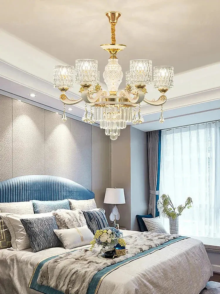 Dressed in Light — Crystal LED Chandelier for Hotel-Worthy Living Rooms & Bedrooms Jonine’s Corner
