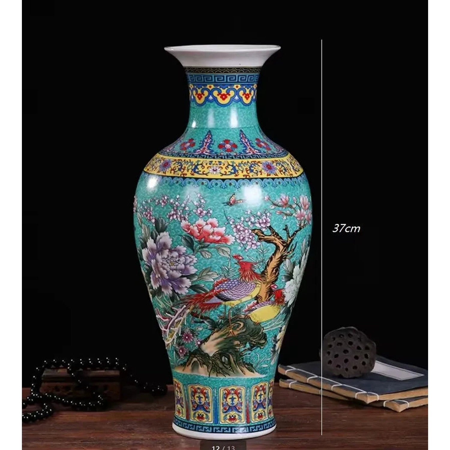 The Statement Piece — Jingdezhen Ceramic Floor Vase