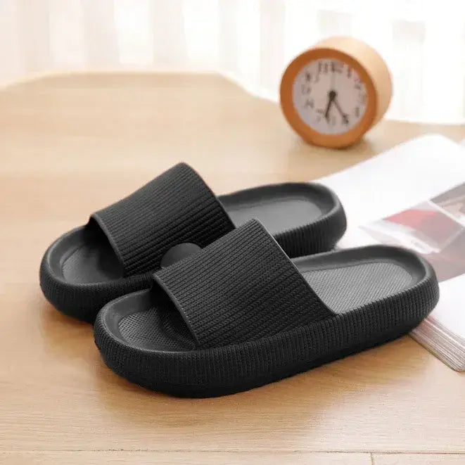 Cloud Comfort EVA Bathroom Slippers — 4cm Thick Sole, Indoor Home Sandals