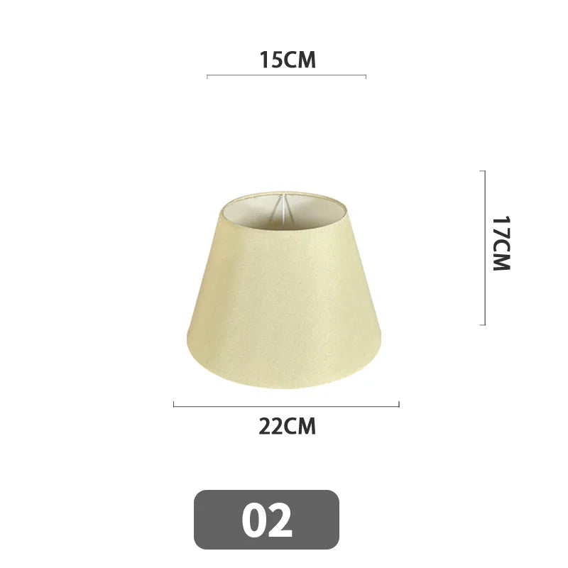 Nordic Style Chandelier Lamp Shade Linen Cloth Bedside Table Ceiling Light Cover E27 Modern Home Decor Wall Lamp Floor Lampshade