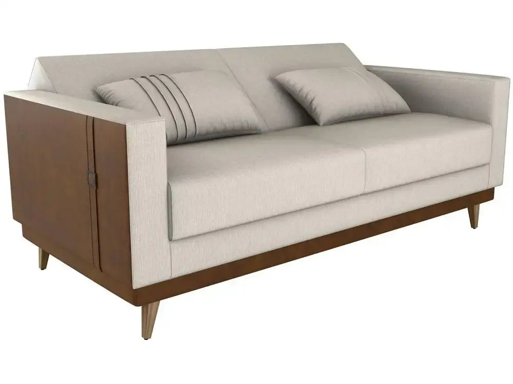 One Sofa, Two Functions — Matrix Esther 3-Seat Convertible Sofa Bed with Reclining Backrest