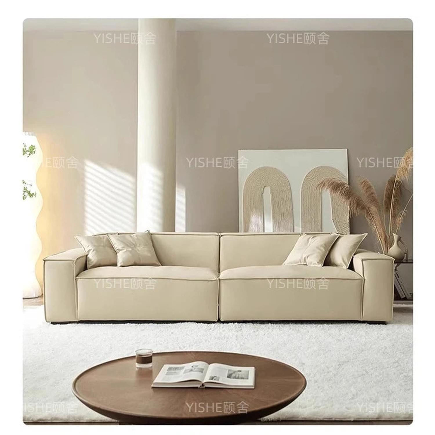 Aesthetic Space-Saving Luxury Sofa — Unique Designer Living Room Seating