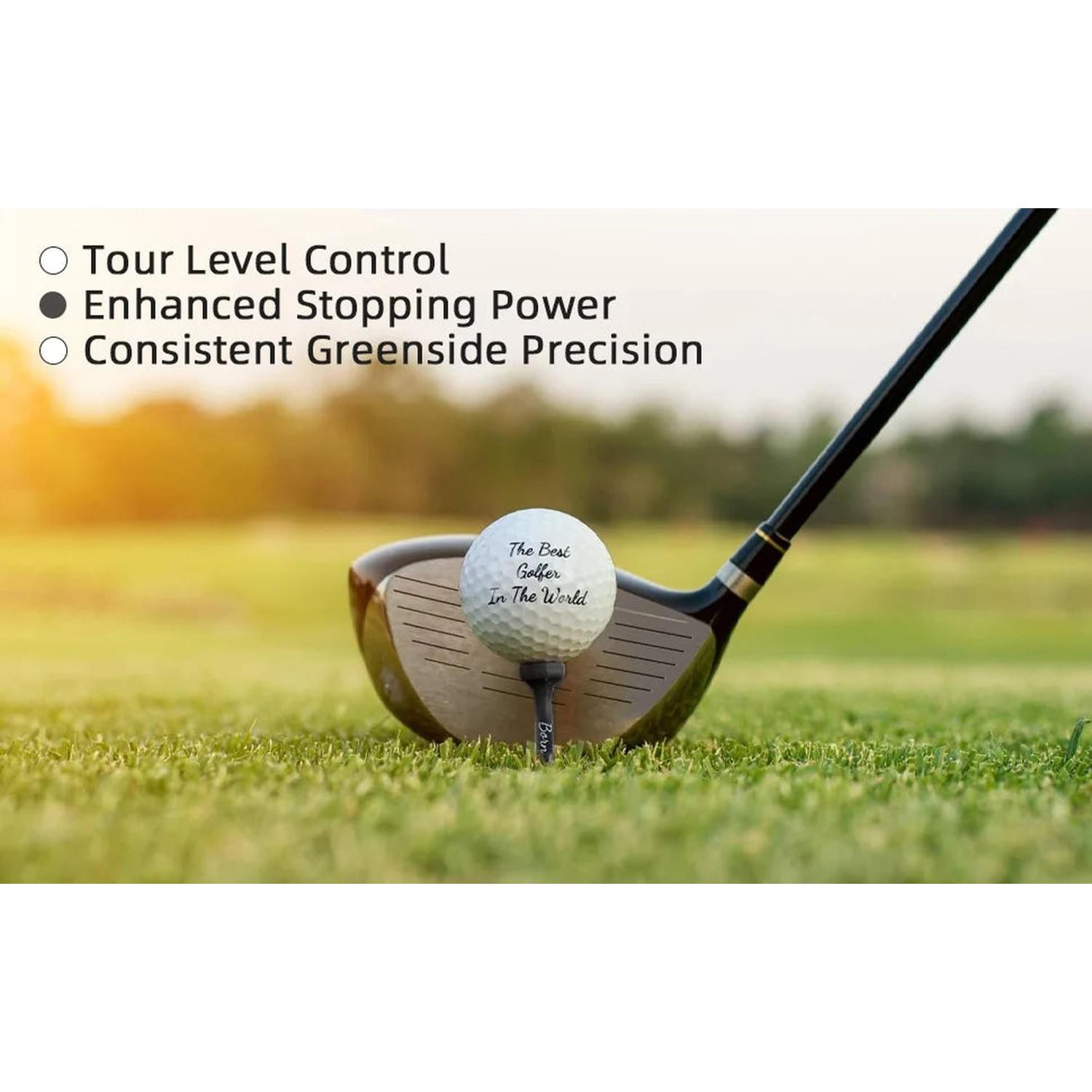 Novelty Golf Gift Set for Men — Balls, Tees & Ball Marker