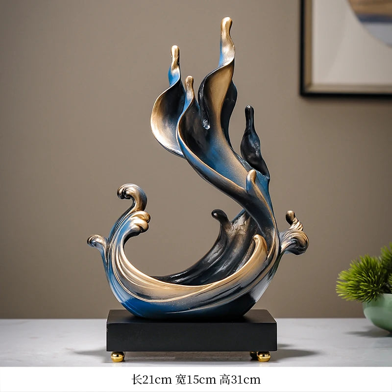 Feng Shui Resin Key Box — Luxury Desk Organizer & Entryway Essential