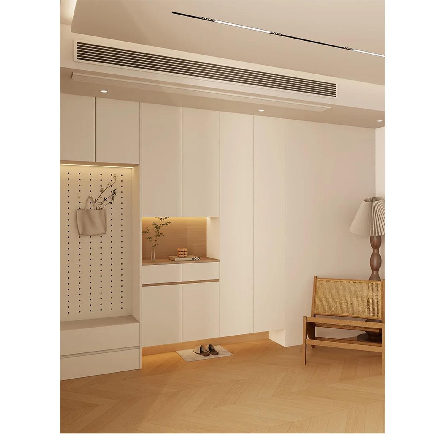 Custom Solid Wood Entryway Shoe Cabinet