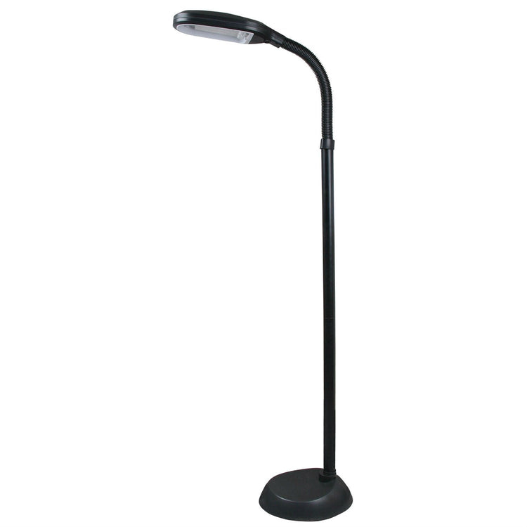 Black 5-Feet 1300 Lumens Sunlight Floor Lamp with 27-Watt Bulb FastFurnishings