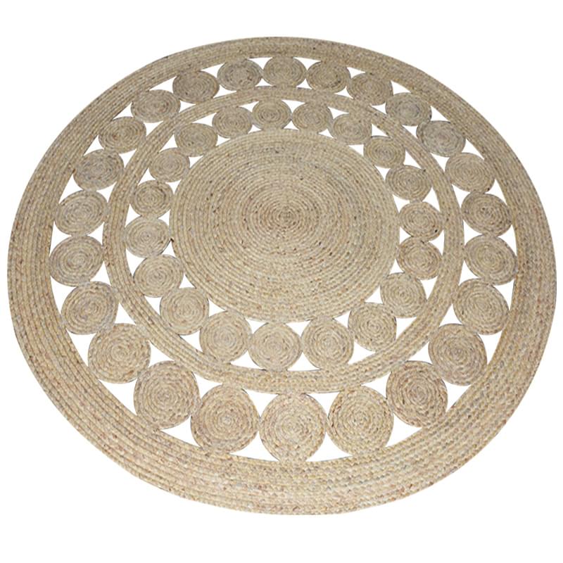 Natural Jute Area Rug for Living Room and Office