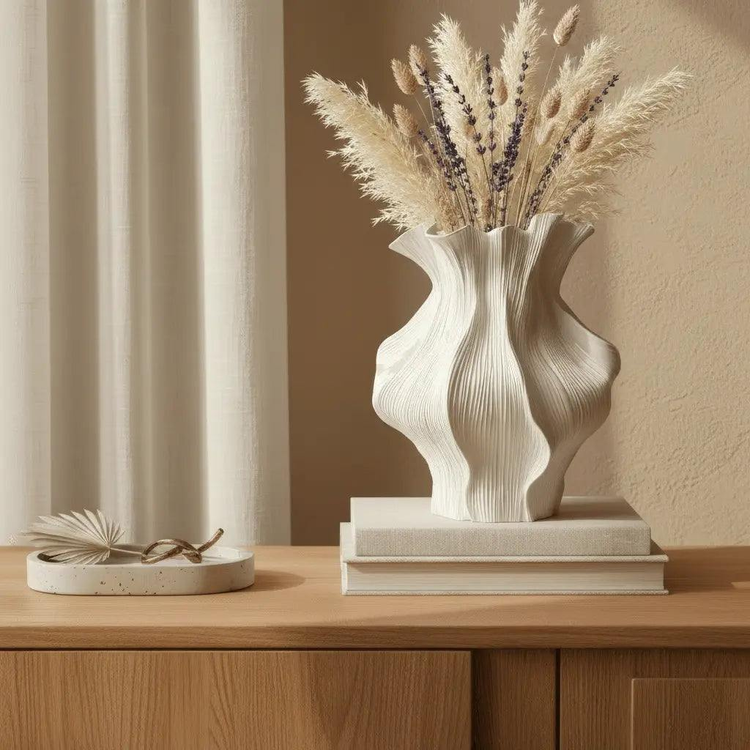 Ceramic Wave Vase
