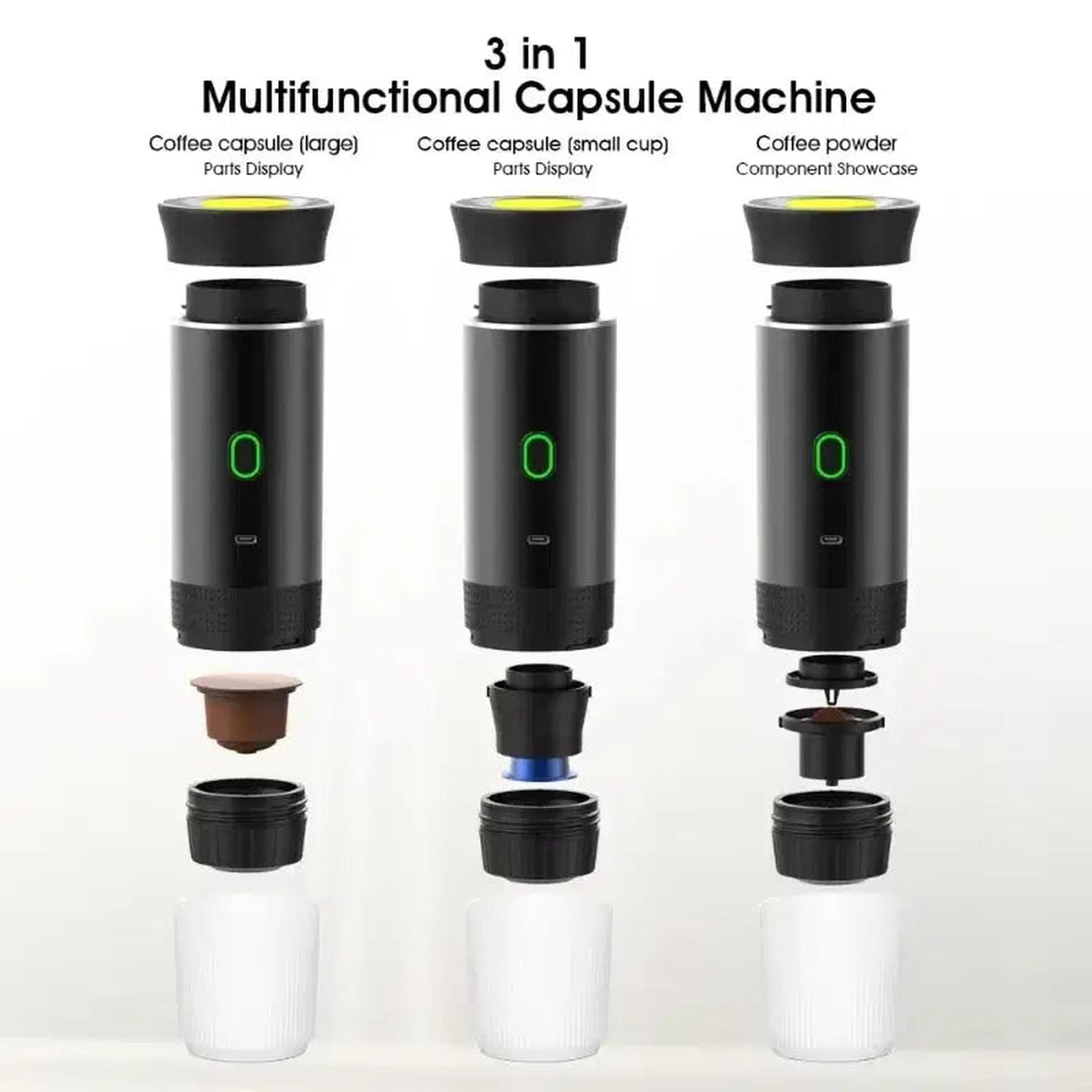 3-in-1 Portable Wireless Espresso Maker — Fresh Espresso Anywhere