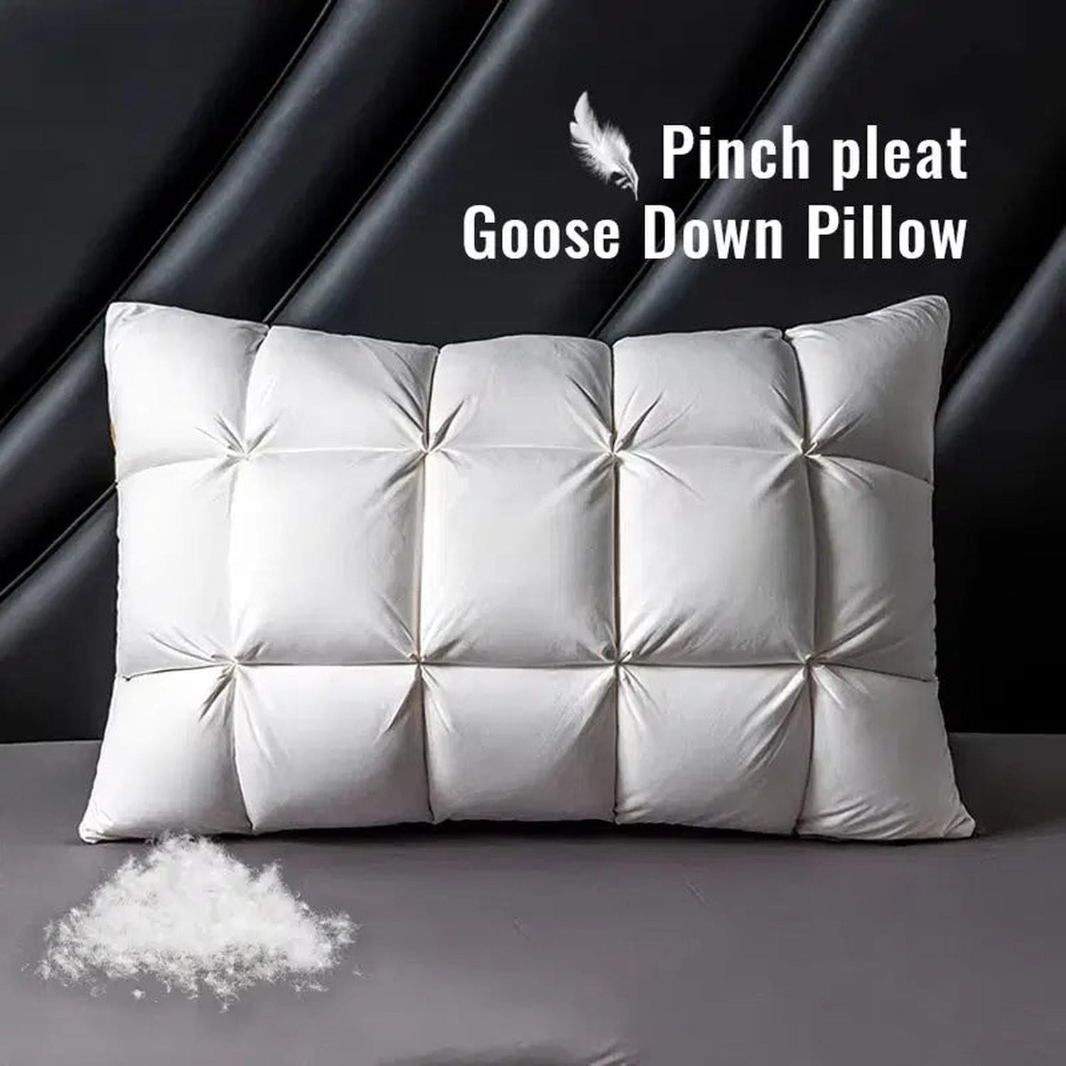 The Sleep Upgrade — DreamNest Luxury Goose Down Pillow