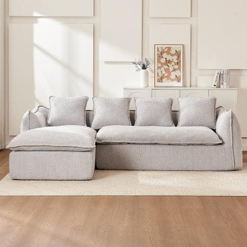 Oversized L-Shape Sofa with Chaise