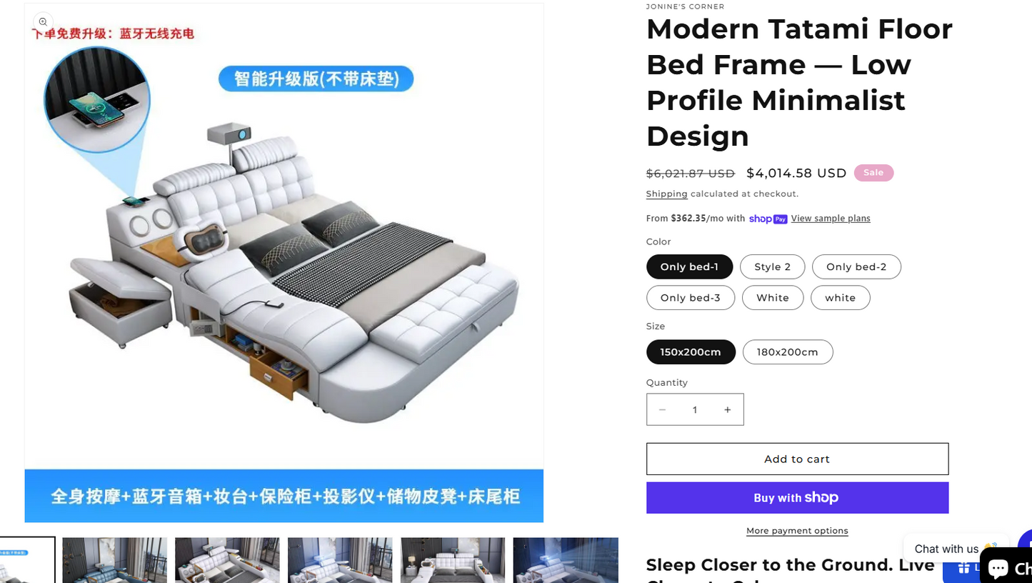 Sleep at Ground Level — Modern Tatami Floor Bed Frame with Low Profile Design