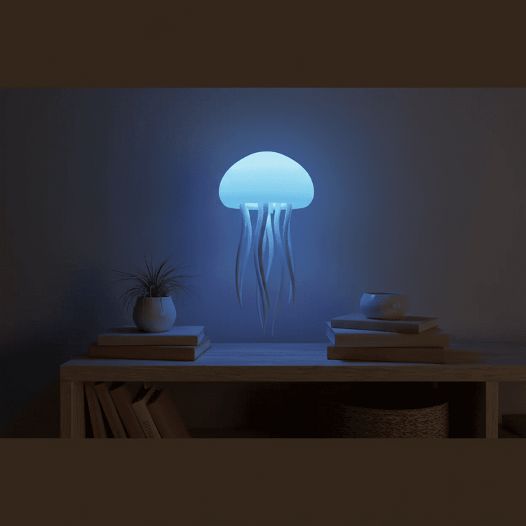 Jellyfish Lamp Blue Mode