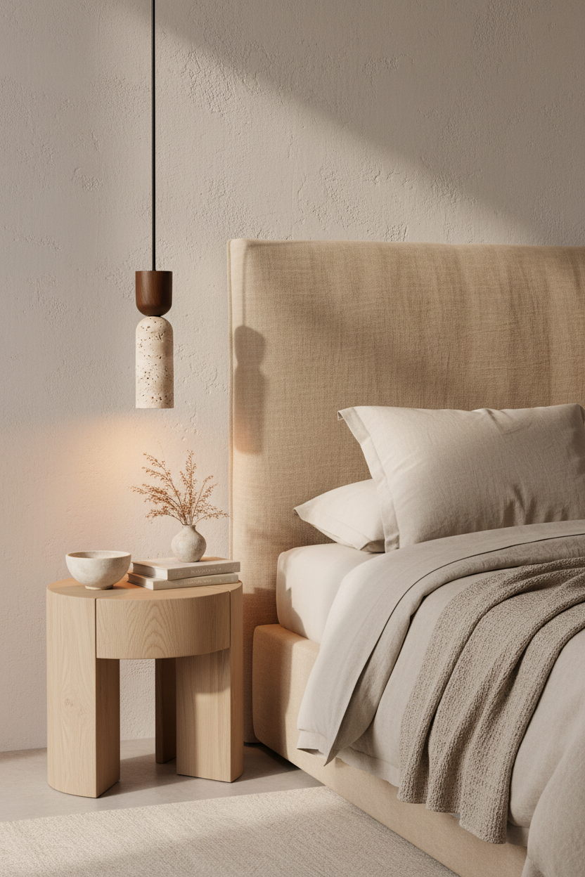 Stone Cord Pendant Light