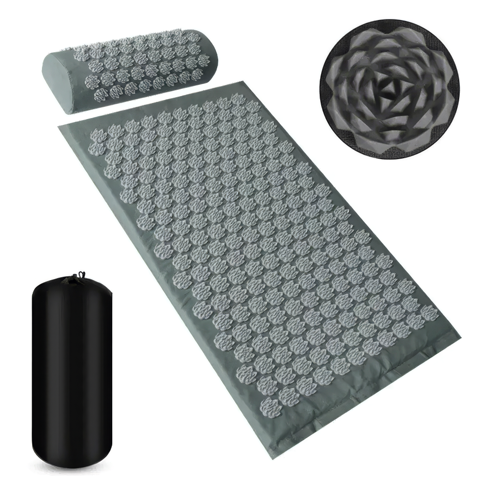 The Pressure Point Set — Spike Acupressure Mat & Pillow for Back Pain, Muscle Relief & Better Sleep