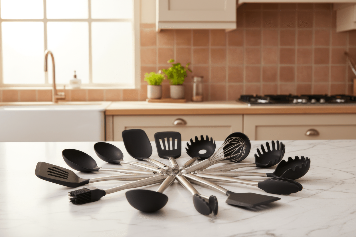 The Gather & Dine Edit — Round Dining Set, Flatware, Table Runner & Utensils