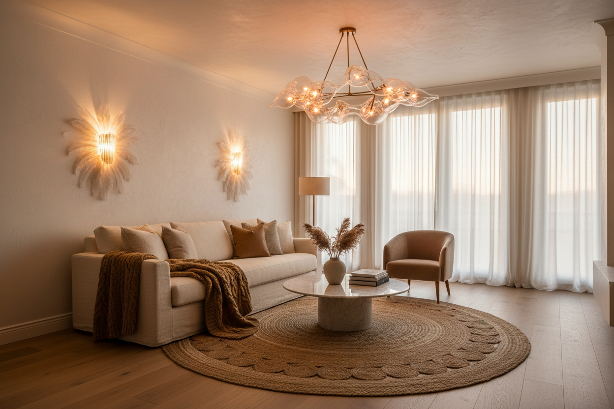 Modern Lighting Ideas for Warm Interiors