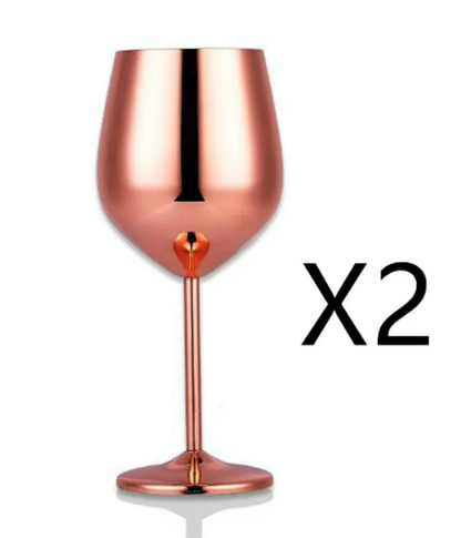 Stainless Steel Wine Glass — Unbreakable & Insulated for Any Occasion.