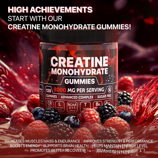 Muscle Boost Creatine Gummies — Tasty Daily Support for Energy & Recovery