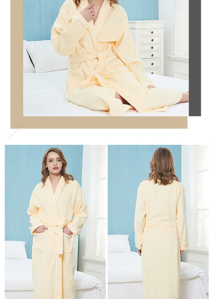 Wrap Yourself in Calm — 100% Cotton Terry Bathrobe