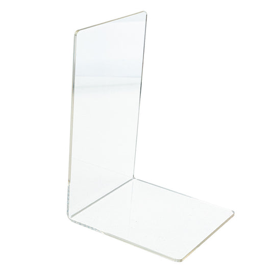 Acrylic Desktop Book Stand — Clear Minimalist Organizer for Desk & Shelf