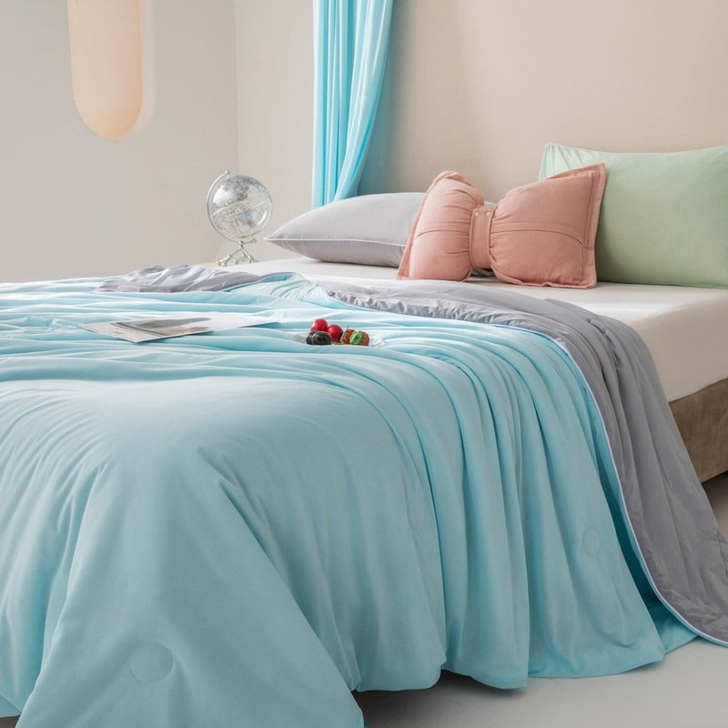 Cooling Silk Summer Blanket
