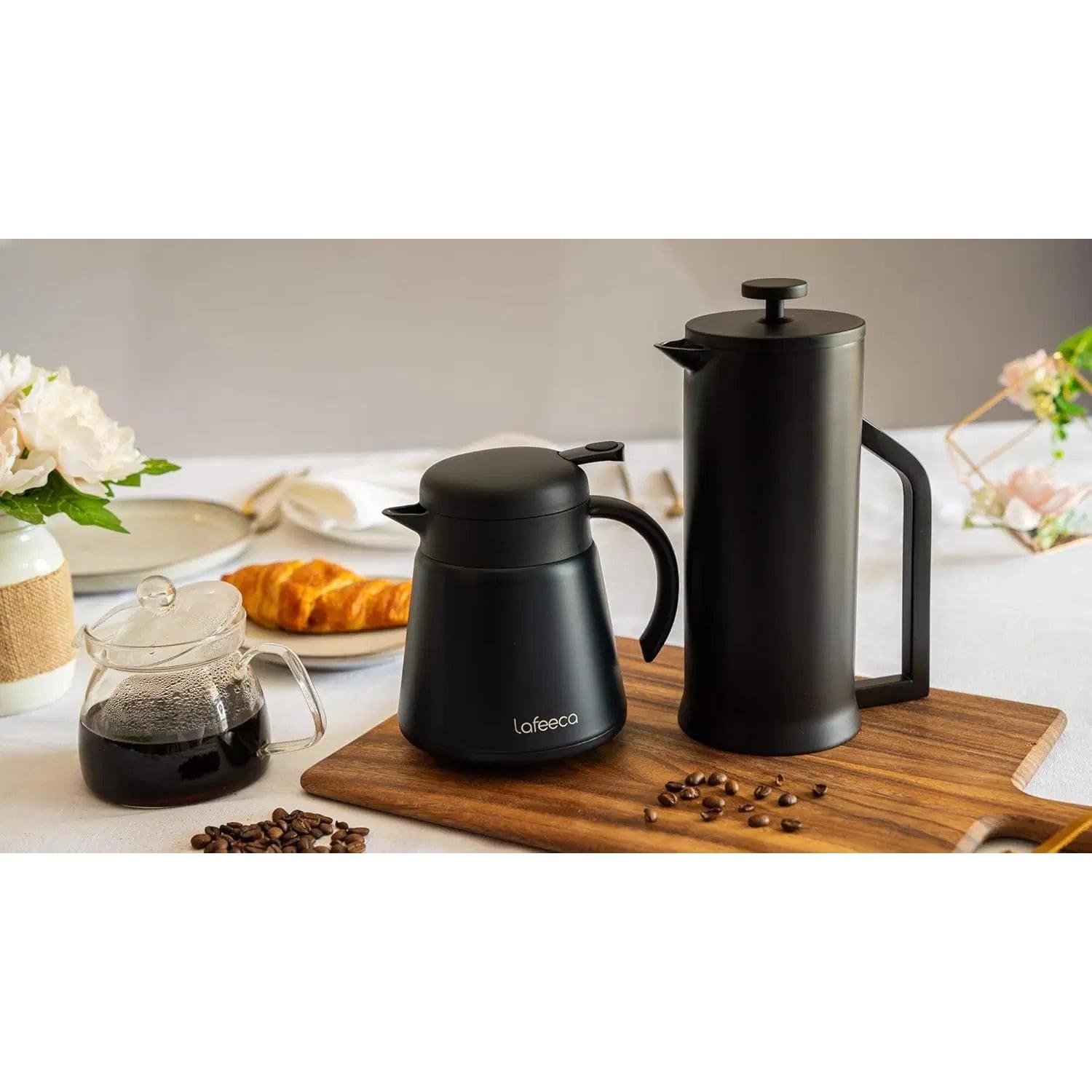 Coffee Worth Waking Up For — Insulated Stainless Steel French Press (34 oz)