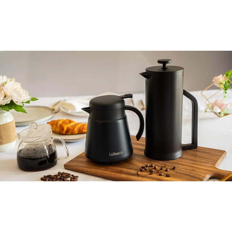Coffee Worth Waking Up For — Insulated Stainless Steel French Press (34 oz)