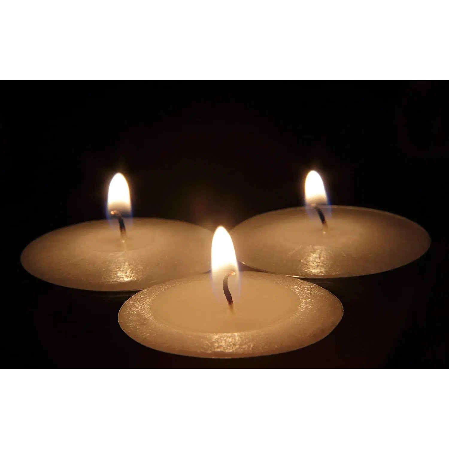 The Quiet Glow — Unscented Tea Light Candles, 100-Pack